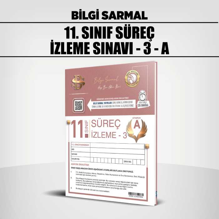 B.SARMAL 11.SINIF SÜREÇ İZLEME (SİS) 3-A - 25-26